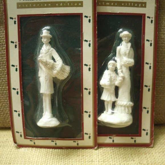 Village Accents Resin Victorian  Figures for Painting - Picture 4 of 16